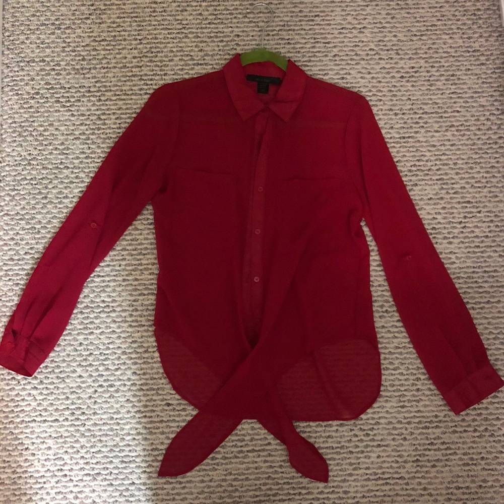 Long-Sleeve Blouse